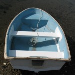 New thwart and reinforcing for the "new" fiberglass dinghy