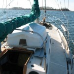 Fitting the hard dinghy to Sirocco